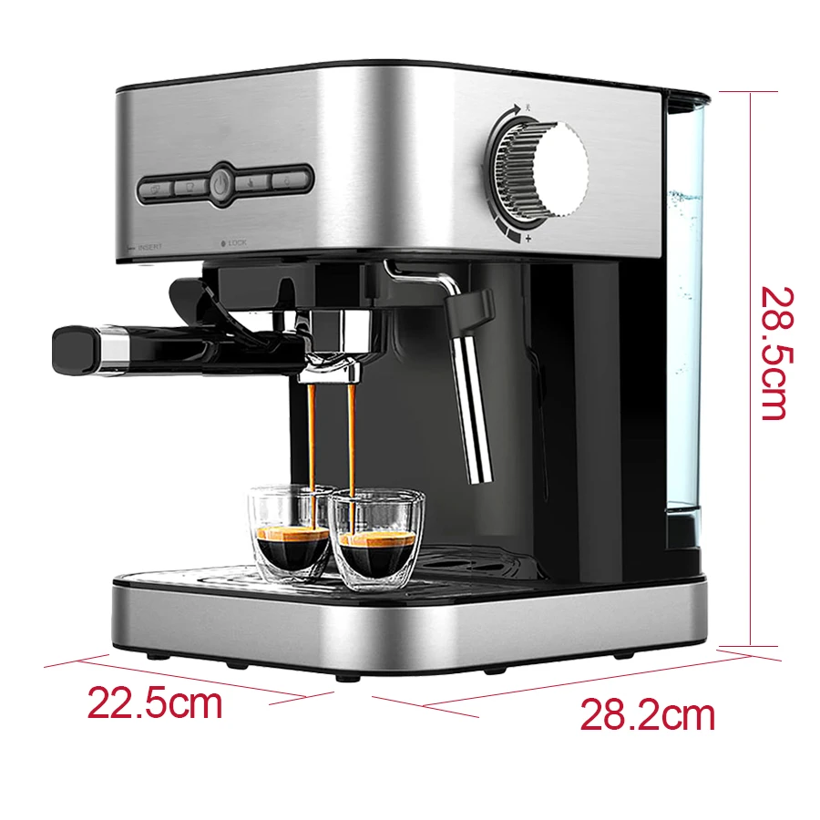 Italian Espresso Coffee Maker Wholesale High Quality Espresso Coffee Machine Home Semi Automatic Coffee Machine