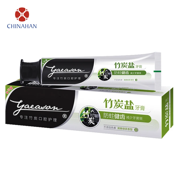 Natural bamboo toothpaste with fluoride for anti-cavity whitening bamboo toothpaste for remove stain bamboo charcoal toothpaste