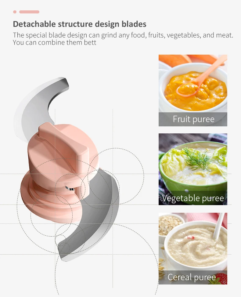 Новые продукты многофункциональный термосмеситель Babycook комбайн Электрический для детского питания блендер