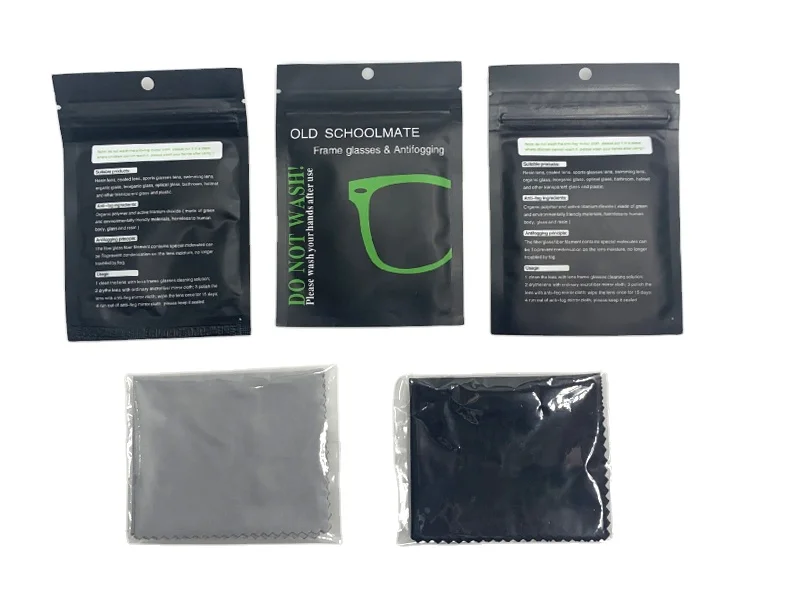 Противотуманная противотуманная салфетка из микрофибры для протирания очков