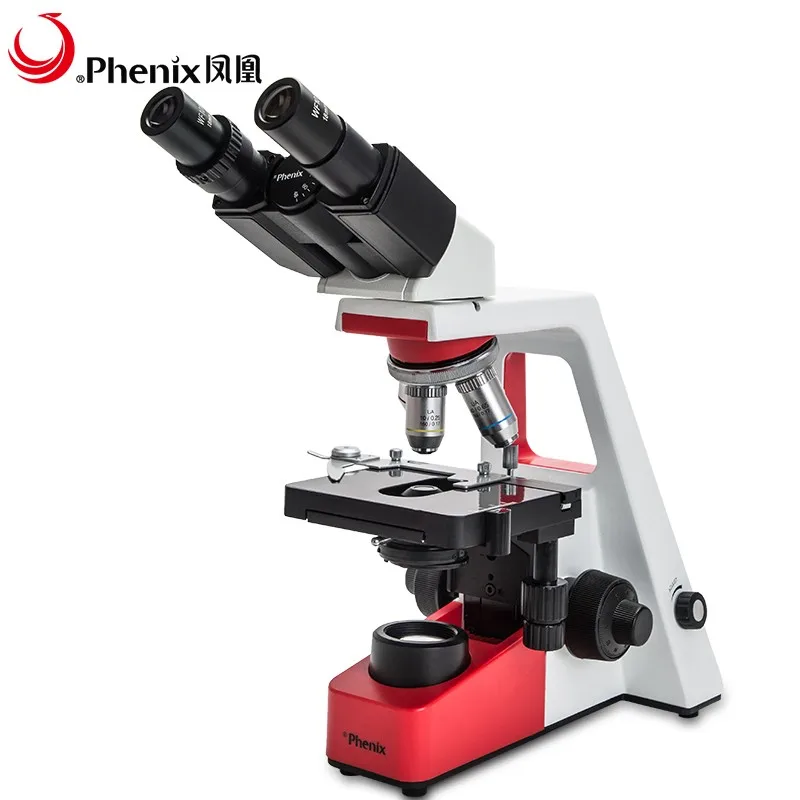 Phenix H236-A 1600x LED 1W Illumination Veterinary Medical Trinocular Biological Microscope for Live Blood Analysis