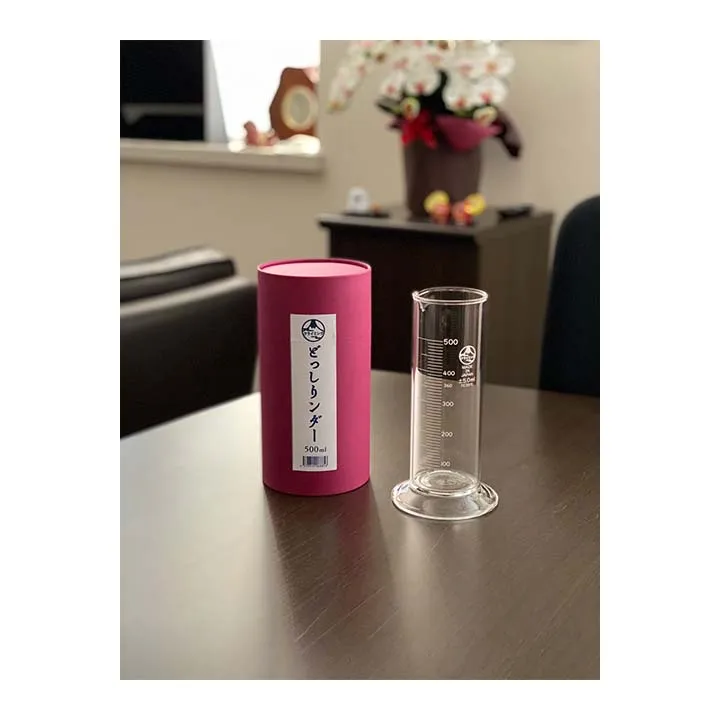 OEM higher accuracy clear short form graduated glass cylinder