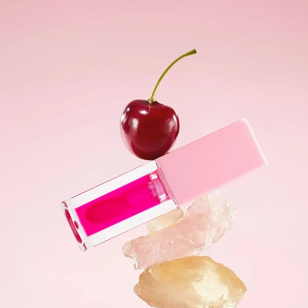 High Quantity Custom Logo Moisturizing Fruit Flavor Lip Glosses Lip Oil Private Label Big Brush Hydrating Color Changing Lip Oil