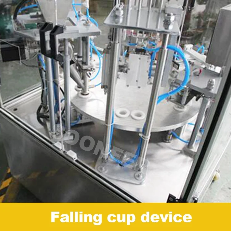 Automatic plastic aluminium small tea all in one coffee capsule filling and sealing machine price