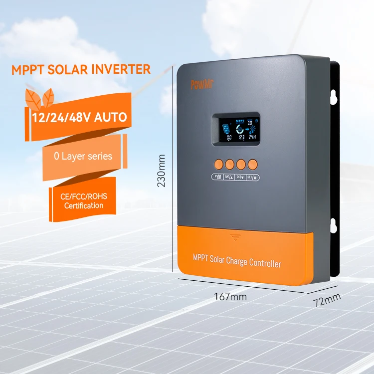 Контроллер заряда солнечной батареи PowMr, 60 А, 12 В, 24 В, 36 В, 48 В, максимальный вход PV, 150 в, контроллер заряда солнечной системы MPPT для солнечной системы