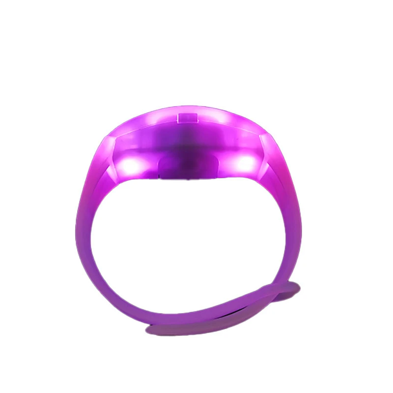 New Product LED Bracelet DMX Control Light Up Wristband Remote Controlled LED Bracelet 15 Colorful  LED Bracelet Led Wristband