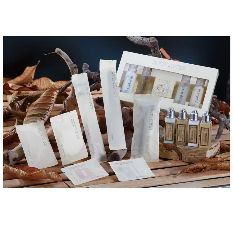 Themed 5 star Hotel simple hotel amenities kits comfortable simple hotel amenities kit with wholesale price