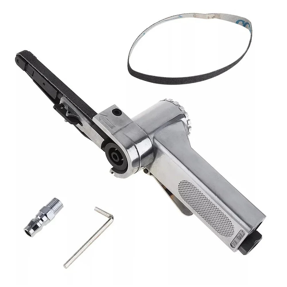 High Quality 20mm 520mm/10mm 330mm Air Belt Sander Sanding Buffing Vehicle Pneumatic Tool 3/8In