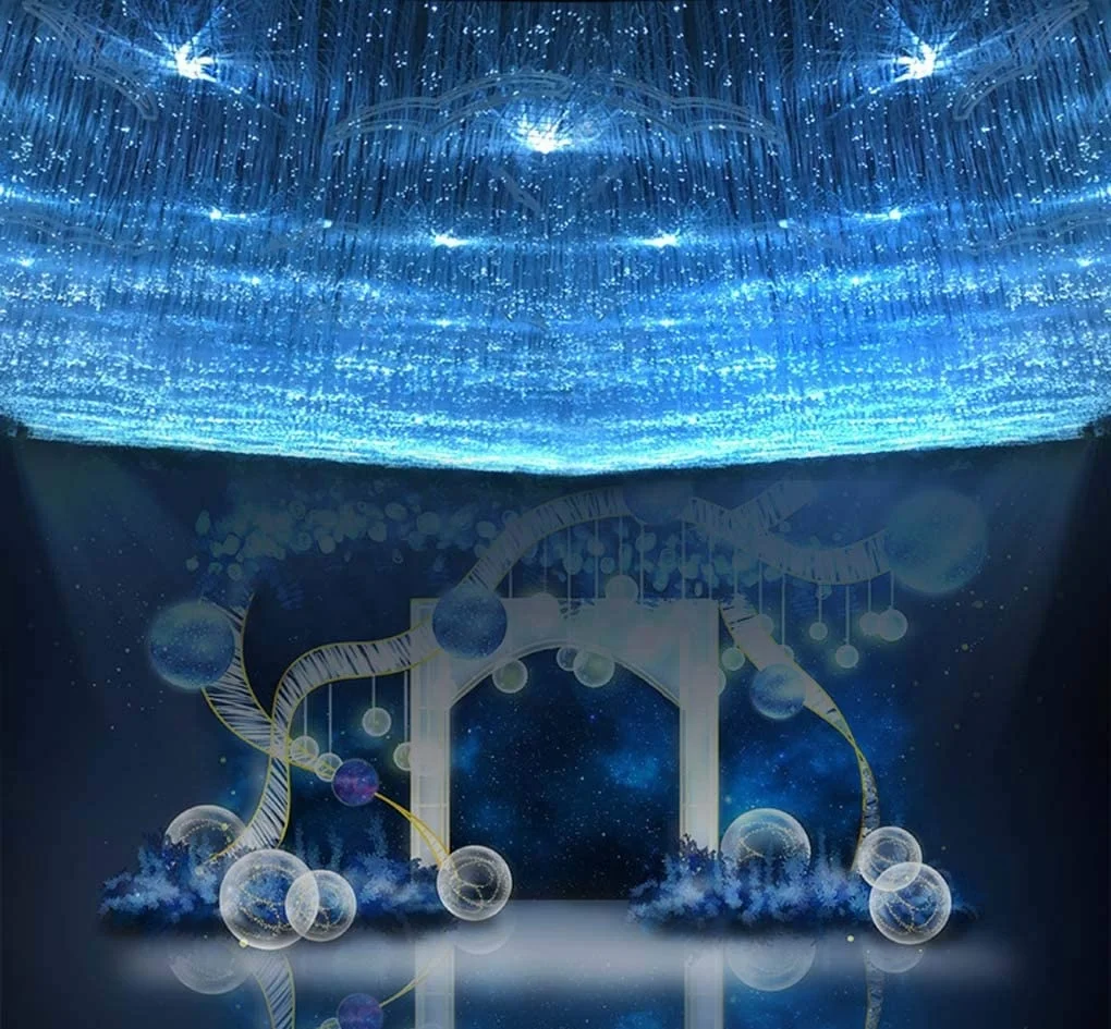 End Glowing Fiber Optics Plastic Optical Fiber Starry Light for Ceiling Roof Top