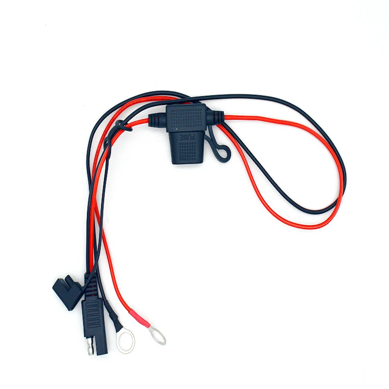 Triumph Cable Factory 12V Motorcycle SAE to USB Phone GPS Charger Cable Adapter Fuse Waterproof