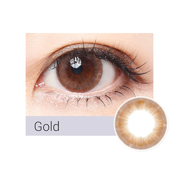 Wholesale factory price chocolate 1 month colors eye lenses color contact lens