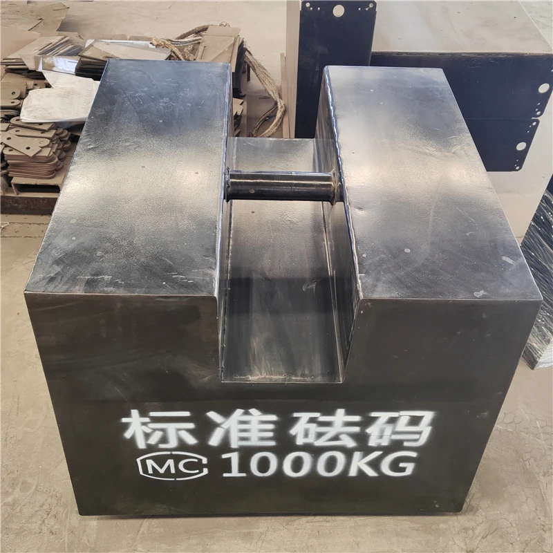 China Foundry Wholesale Heavy Duty Cast Iron Test Weight 1000 Kg Crane Counterweight