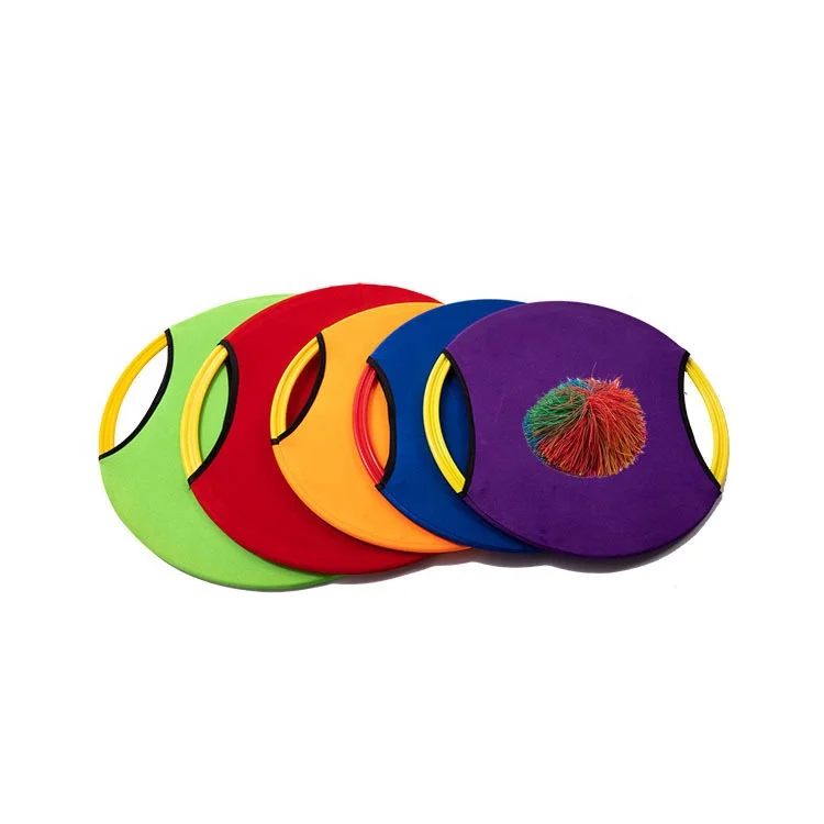 Toss and Catch Spike Ball Game Sports Games  Toss and Catch Paddle Game Set Disc Paddles and Toss Ball for Kids Family Play