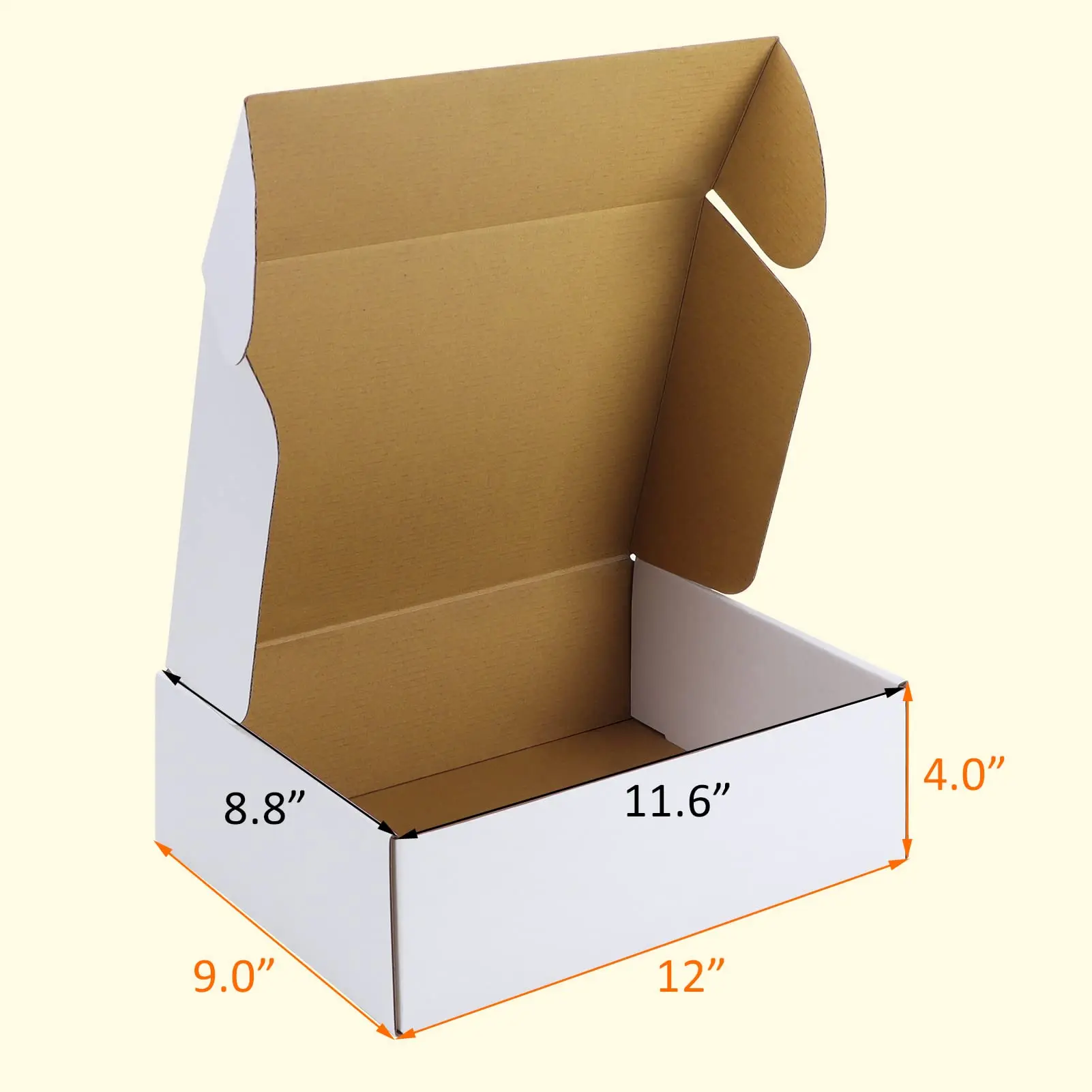 Hot Selling Recyclable Batch Turning Kraft Paper Corrugated Paper Box