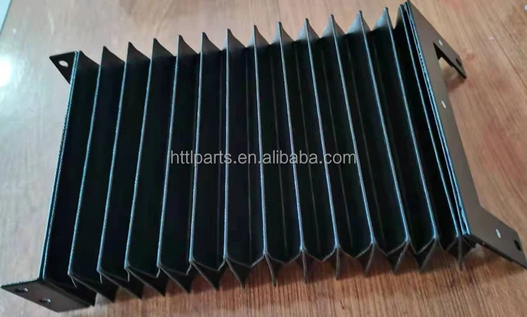 CNC way rubber accordion cover bellows dust cover flexible plastic cover