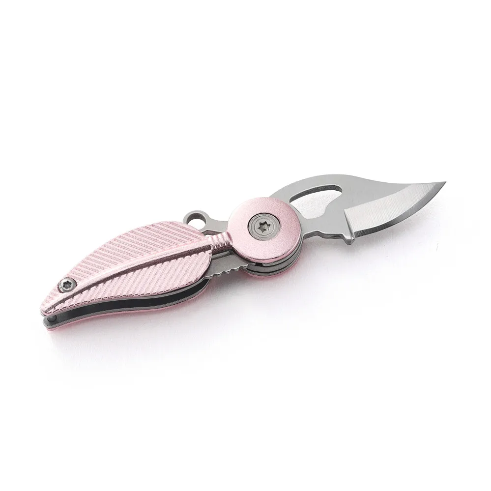 Gig Discount! RTS Lady Gift Folding Knife With Pink Handle For Promotion