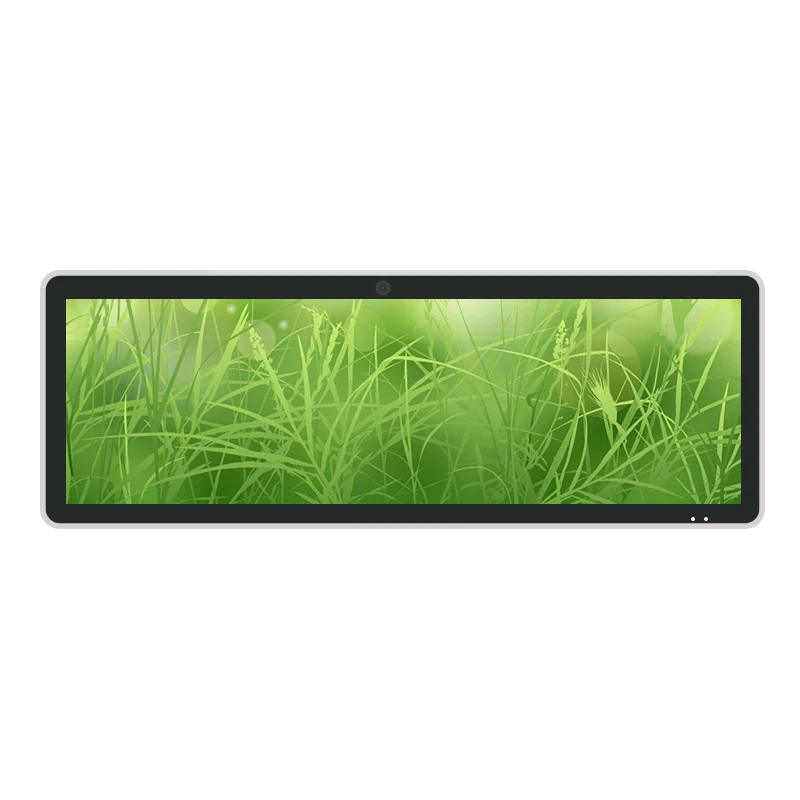 18.9 inch Supermarket Digital Advertising Player Slim Shelf Stretched LCD Display