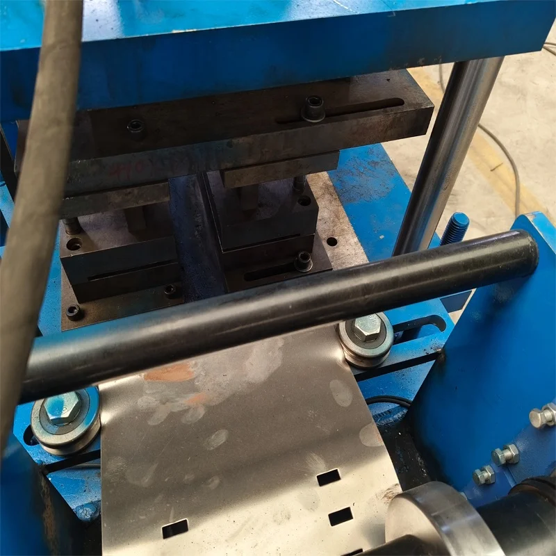 Full automatic c z u section steel profile shaped light steel purline roll forming machine for sale