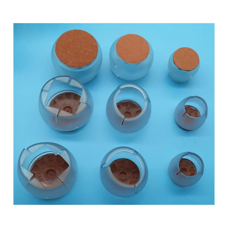 Table Chair Leg Caps with Felt Bottom Silicone Chair Leg Covers for Mute Furniture Moving Elastic Silicone Protection Cover