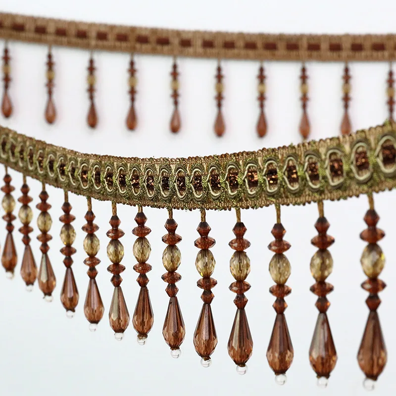 Занавески с кристаллами и бусинами, занавески с бахромой, хрустальные занавески с бахромой из бусин для абажура