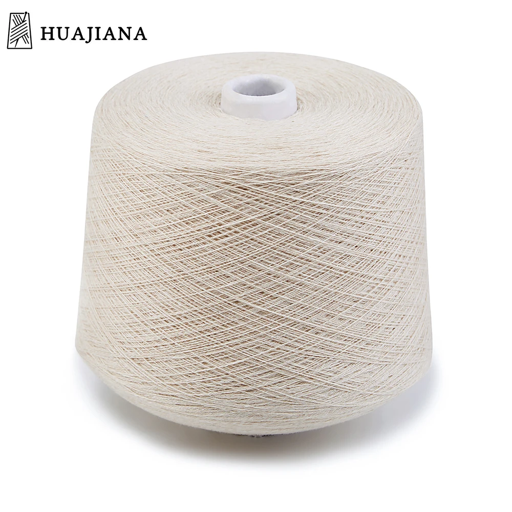 100% Mongolia recycled Natural Non-dyed Cashmere Yarn for Knitting Sweater