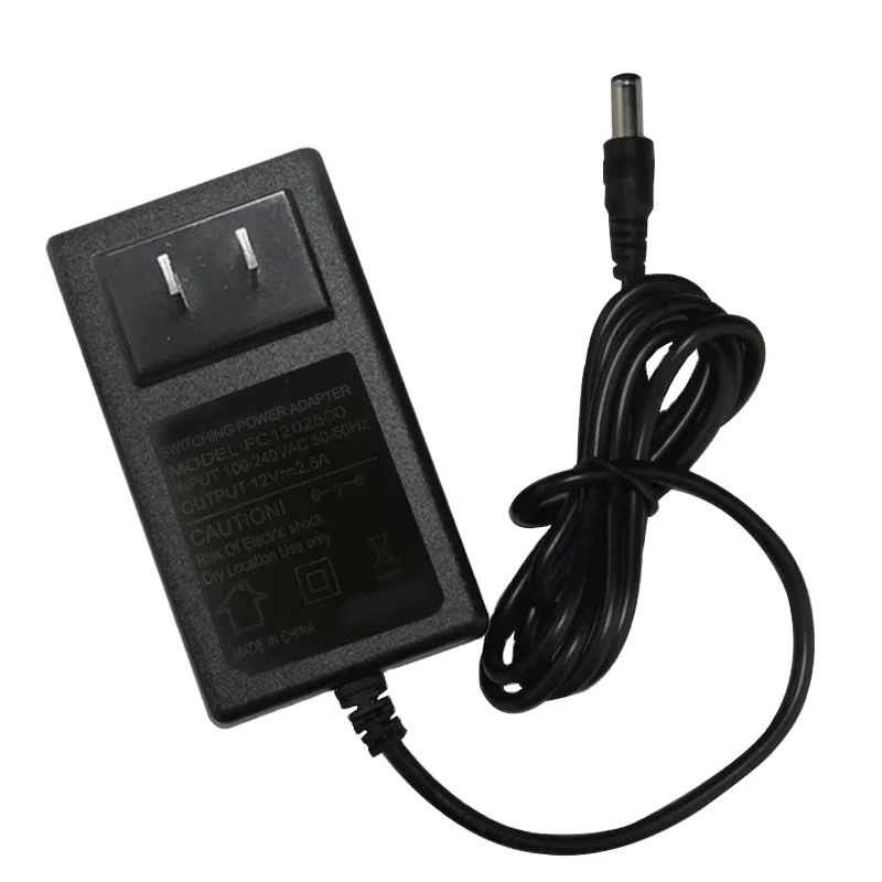 12v 2.5a ac dc power adapter power supply 2500ma ul cul tuv ce fcc pse rcm