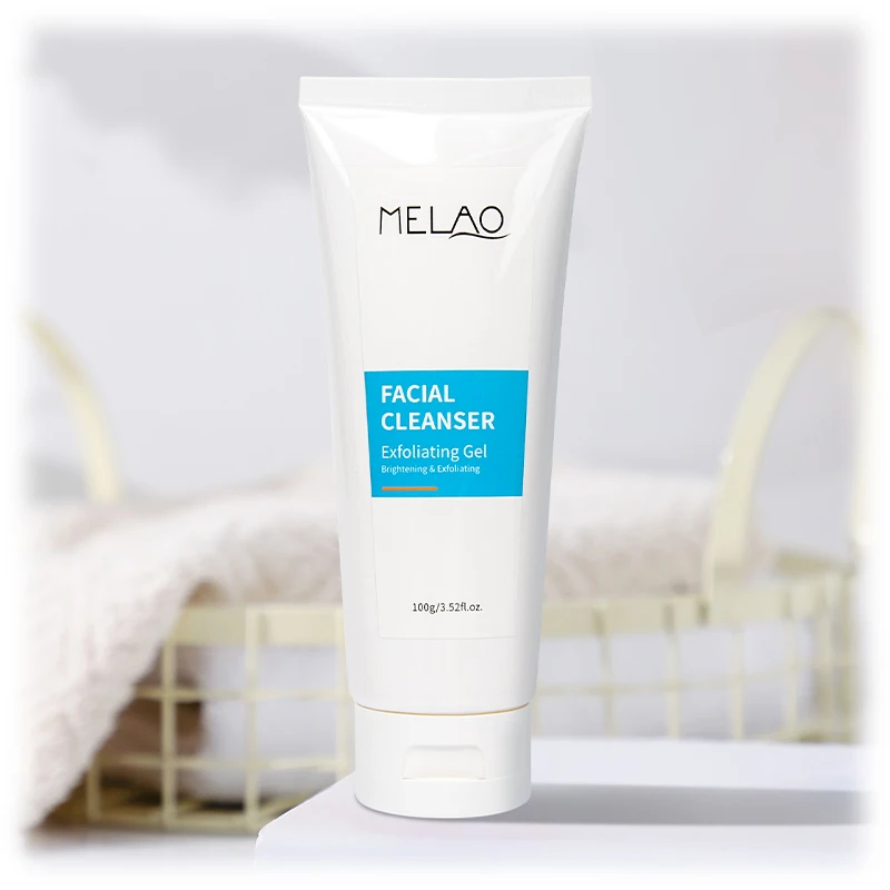 OEM ODM Facial Exfoliants Blackheads Enlarged Pores Wrinkles Skin Care Perfecting Exfoliating Peeling Gel Facial Cleanser (new)