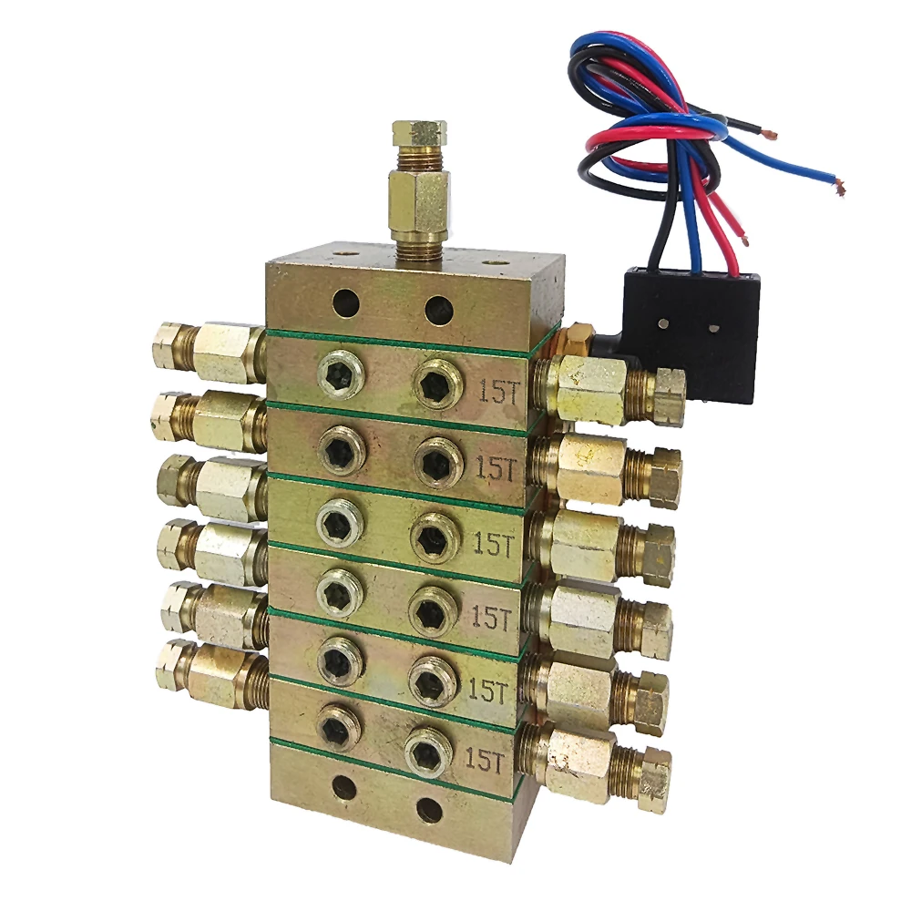 1000 Series G 3 10 sections for grease lubrication system  grease distributor block