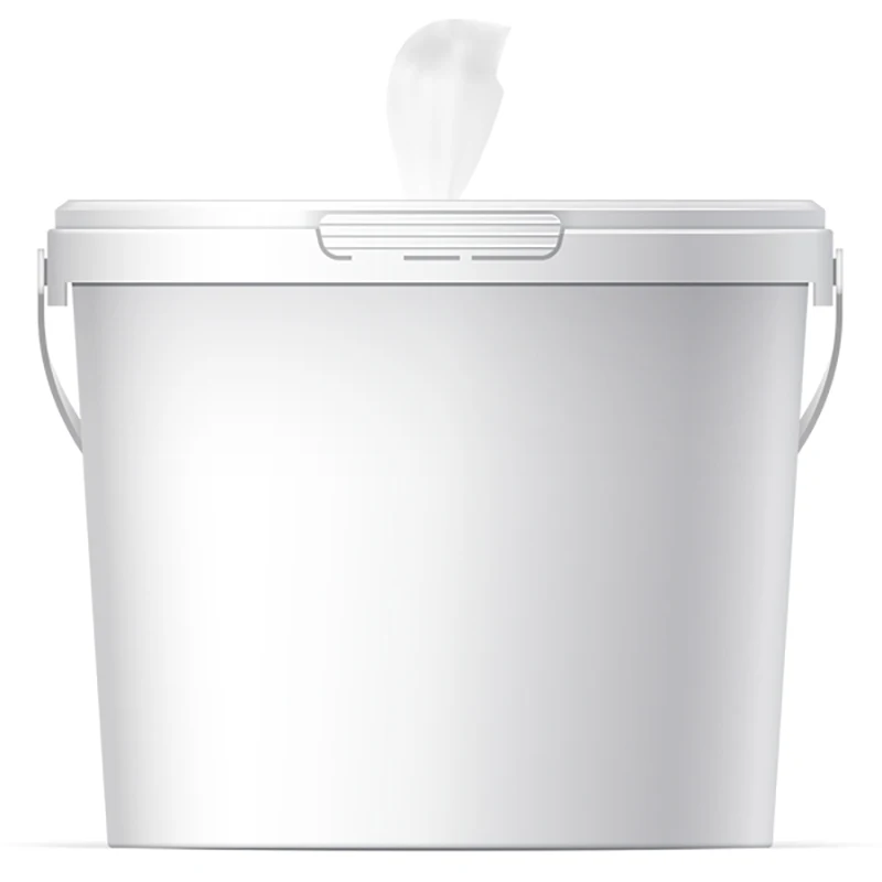 Alcohol free Disposable gym hand cleaning wipe big bucket