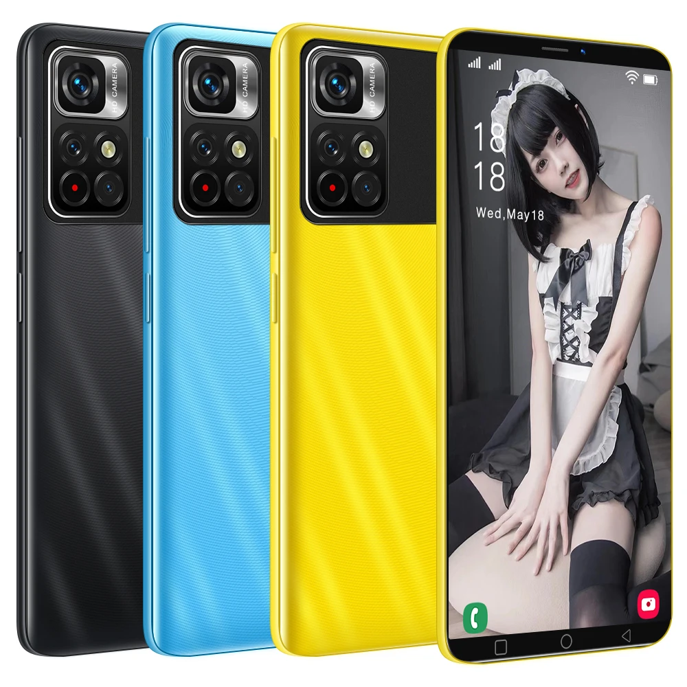 M4Pro(T85) Beauty Camera mini phone 24MP+48MP mobile phone Face Recognition 4800Mah Lithium-ion Battery