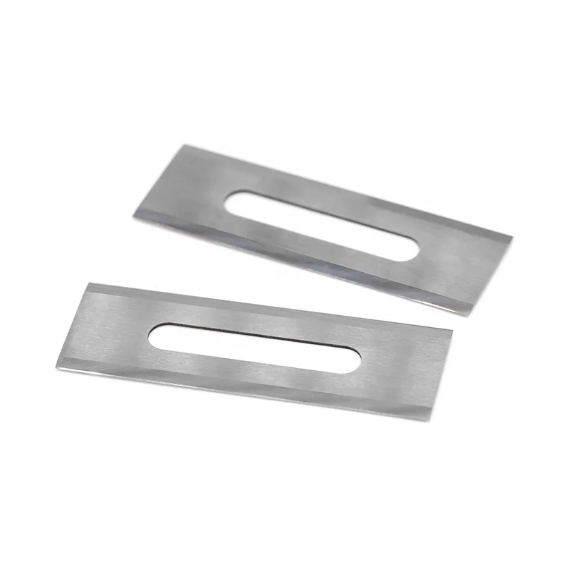 Tungsten Carbide Long-Hole Film Cutting Blade Carbide Waist-Hole Blade For Paper, And Leather Carbide Slitting Machine Blade