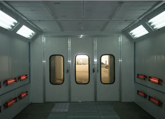 
2021 Customized Voltage Car Paint Spray Booth with IR heating with CE 