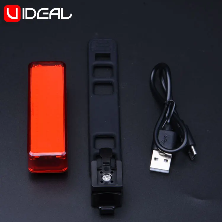 U-ideal High End Bicycle Rear Light IP65 Waterproof 1000mAh Long Use Time Red Bar LED Bike Tail Light