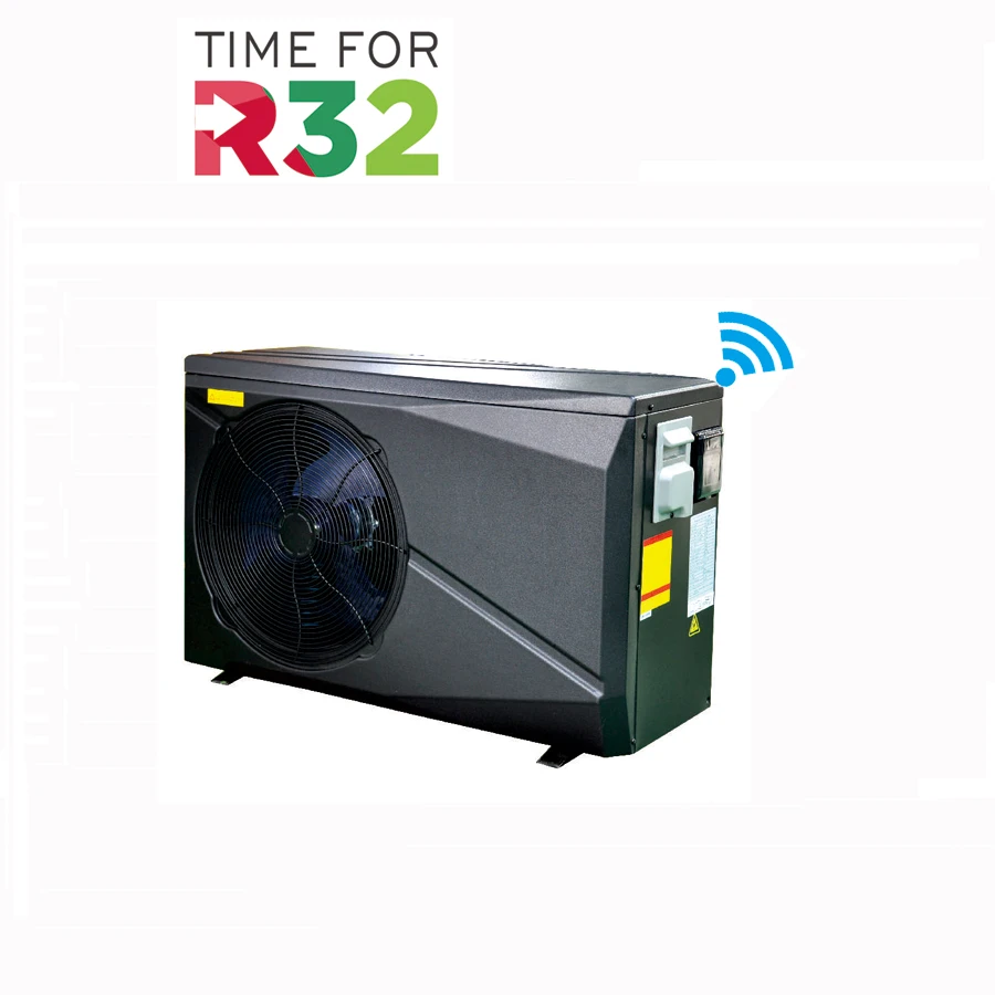 Best prices R32 DC Inverter swimming pool heat pump heater with WIFI control