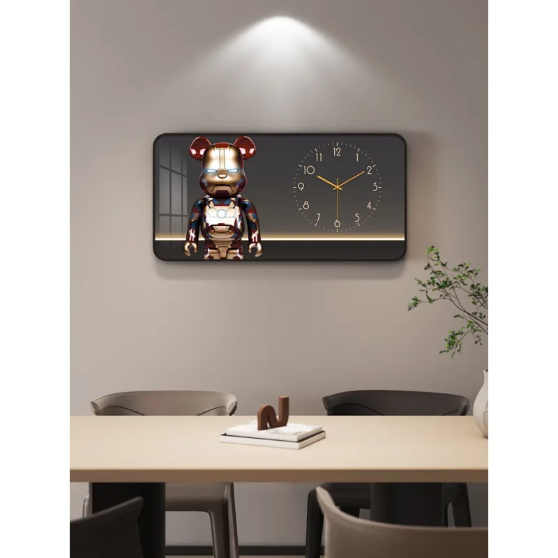 High Quality Modern Minimalist Electricity Meter Box Decorative Clock Painting