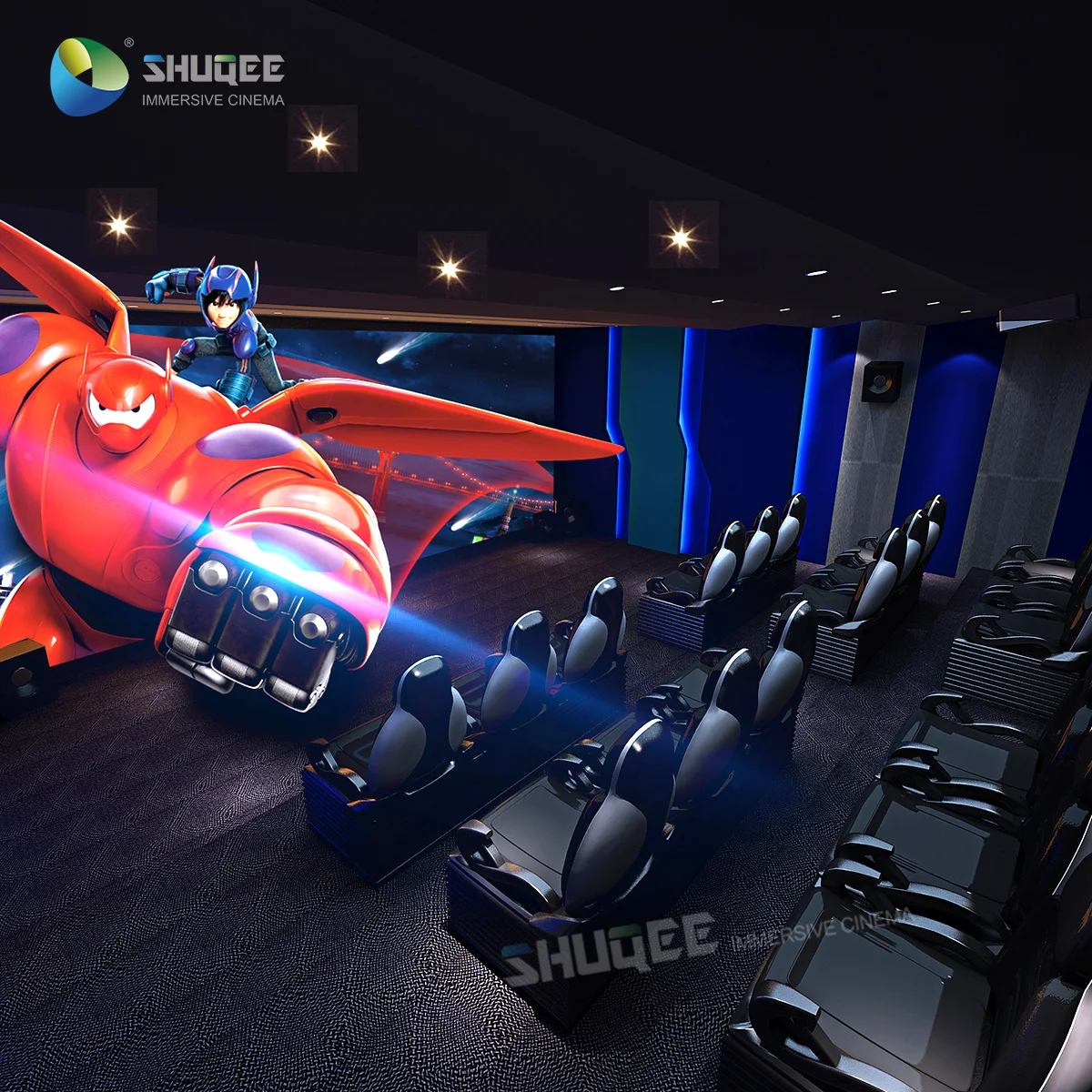 Домашний кинотеатр 4D 5D симулятор грузовик 7D мобильный для продажи