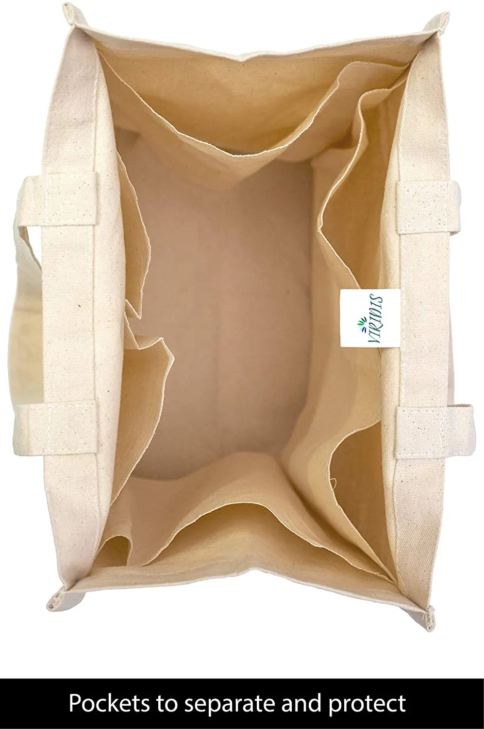 Reusable canvas grocery bag cotton handbag shopping bag