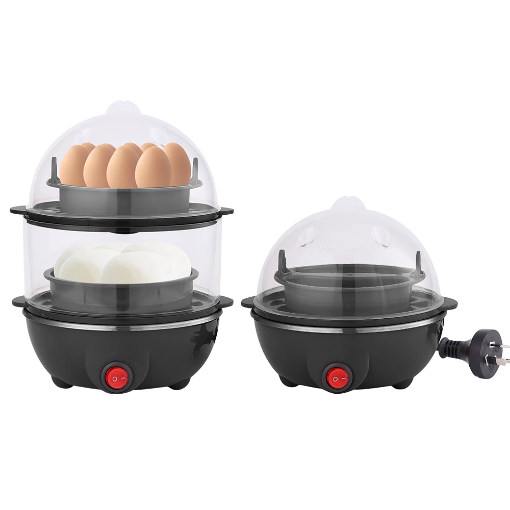 High Quality Home Portable Commercial Automatic Mini Egg Cooker Machine Electric Stainless Steel Boiler Deluxe Rapid Egg Cooker