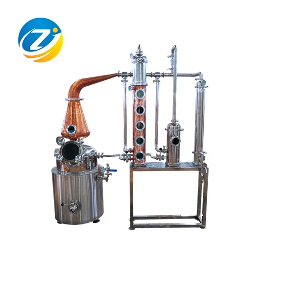Gin distillation electric copper pot still 100l distiller alcohol machine