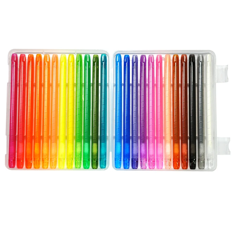 Разноцветные скрученные нетоксичные мелки забавные эффекты художественные для малышей и детей