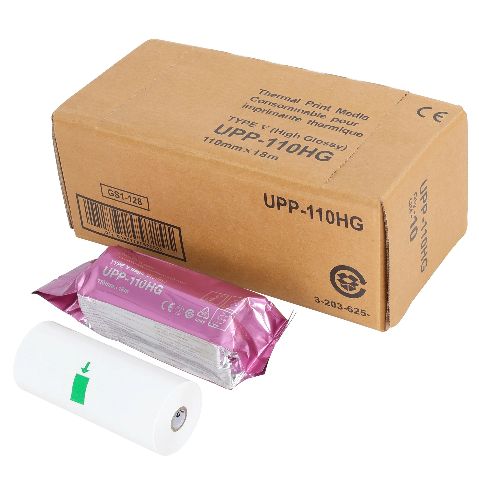 Medical Examination UPP 110S and UPP 110HG Ultrasound Thermal Paper Roll for Sony Printer