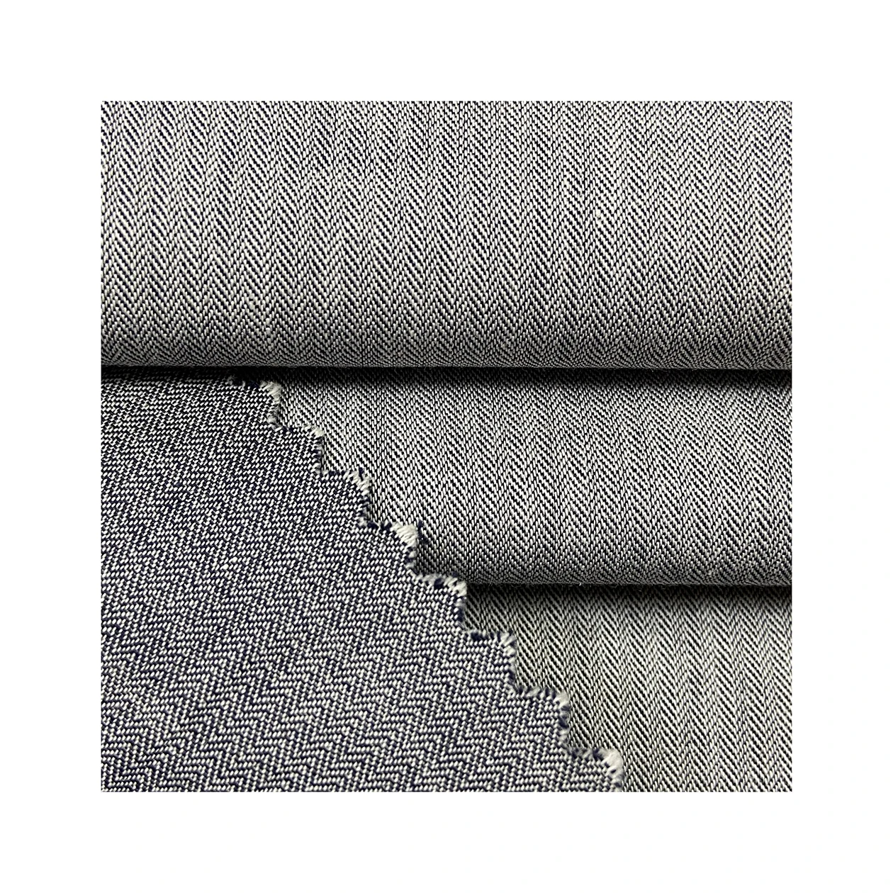 2021 New Top Quality Organic 100% Pure Cotton Herring Bone Soft Finish Fabric