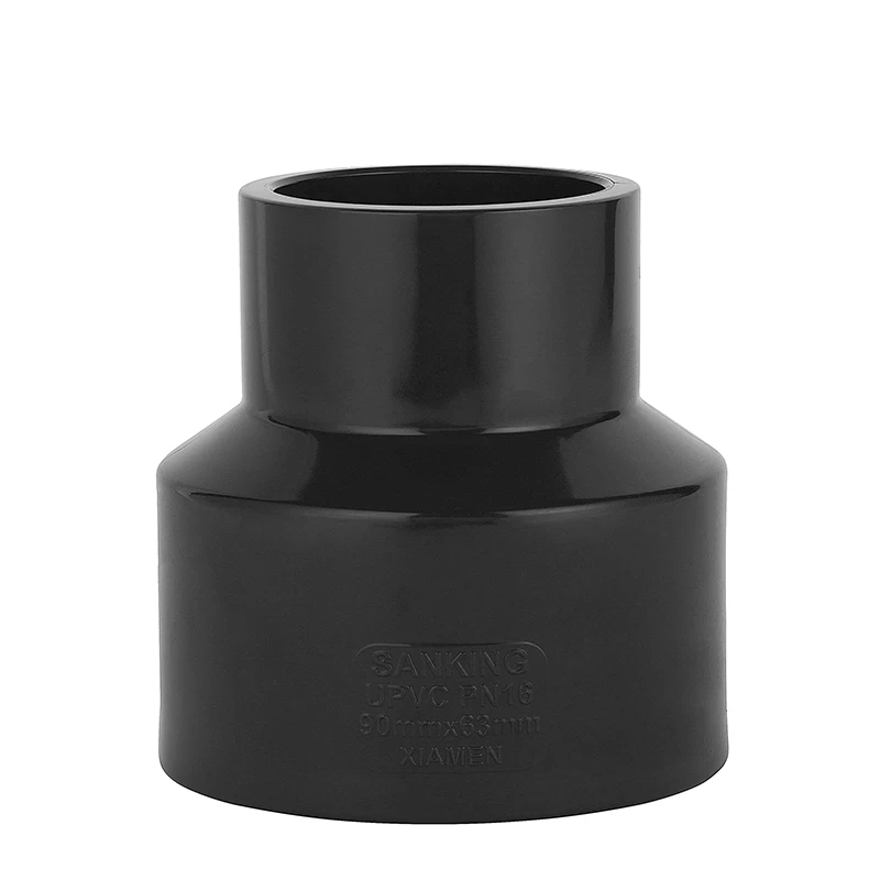 PVC Tee Fittings Plastic Connector for industry Waterer Reducing Tee for Schedule 80 Pipe Piping with 1/2'