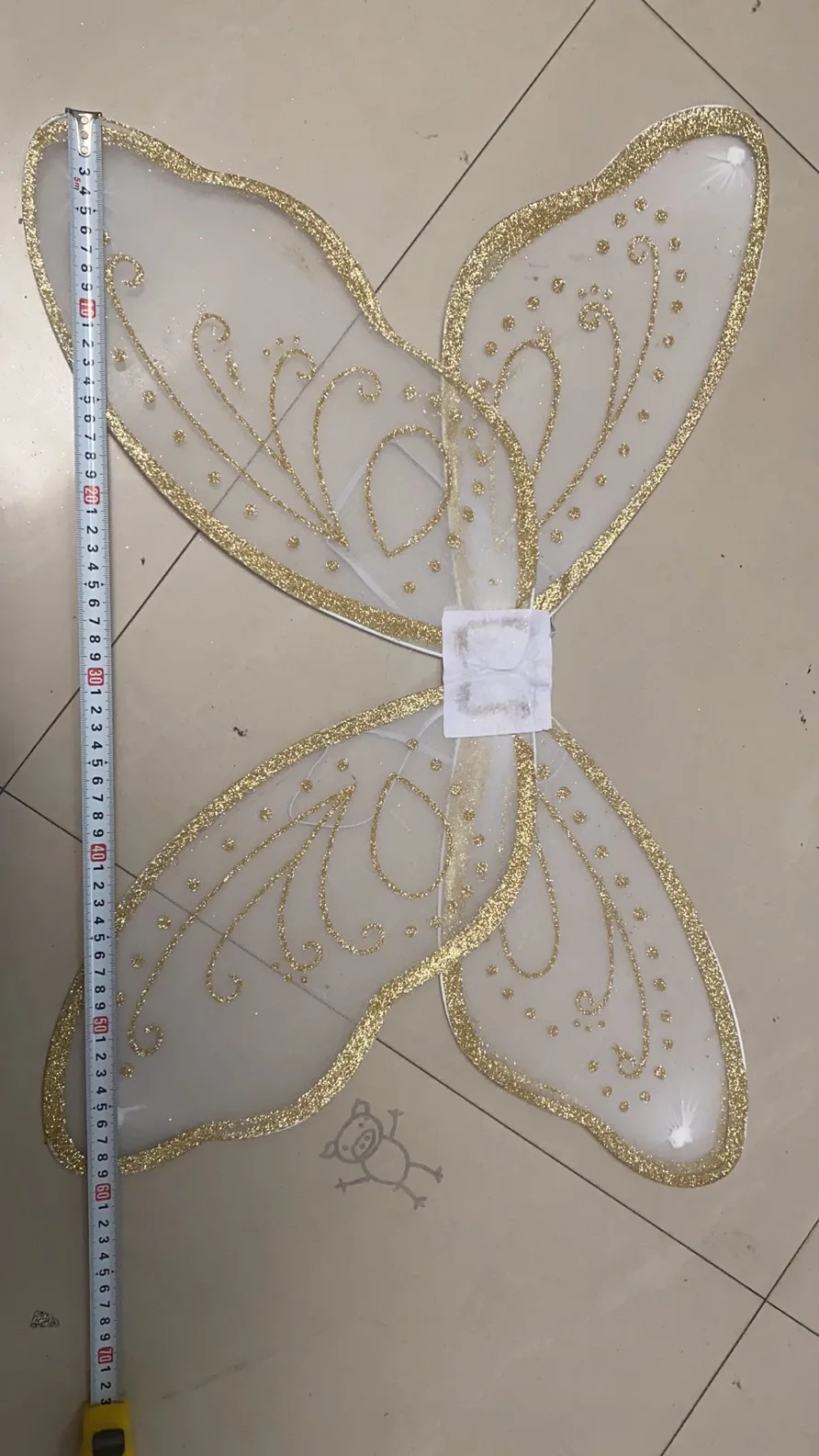 Carnival Party Stage Show Butterfly Birthday Fairy Princess Cosplay Props Accessories Butterfly Translucent Embroidery Wings