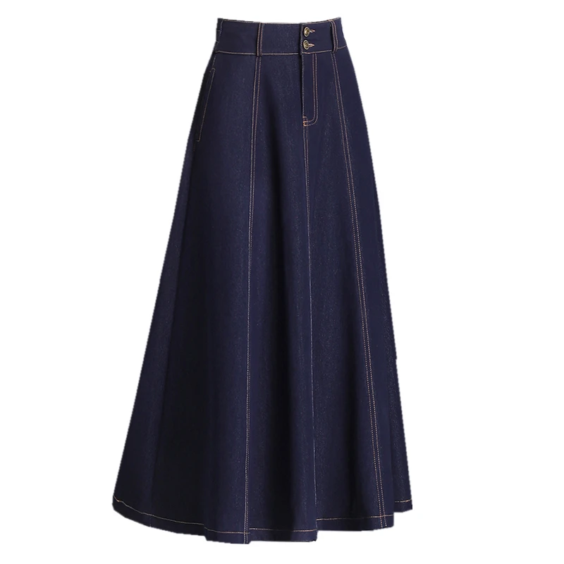 Custom sample denim skirt temperament slimming skirt