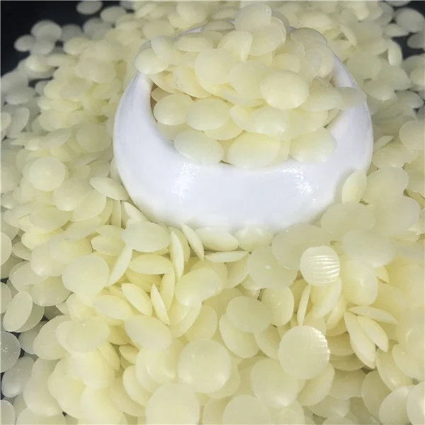 Highly Refined Cosmetic Grade Natural Rice Bran Wax (RBW) Pastilles