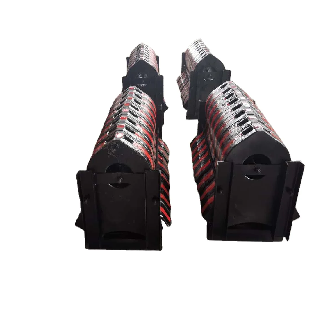 Factory direct sales high wear resistant double hardness alloy steel metal crusher hammer