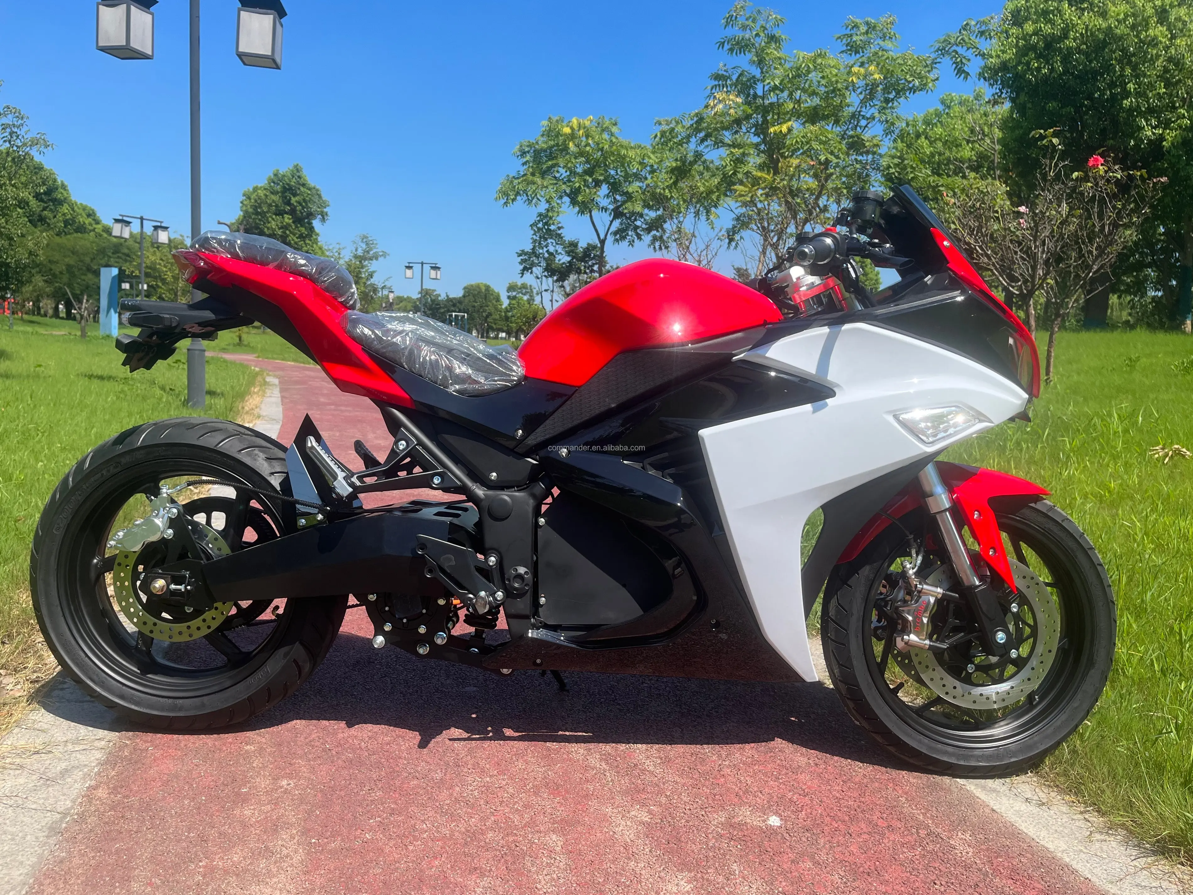 8000W 72V 80AH Lithium Battery Moto Eletrica Racing Electric Motorcycles with 100KM/H and 150KMS Range