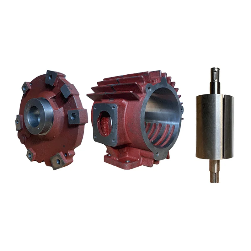 SCHMIED RA Casting Repair Parts Pump Body Endplate End Cover Cylinder Rotor For Vacuum pump