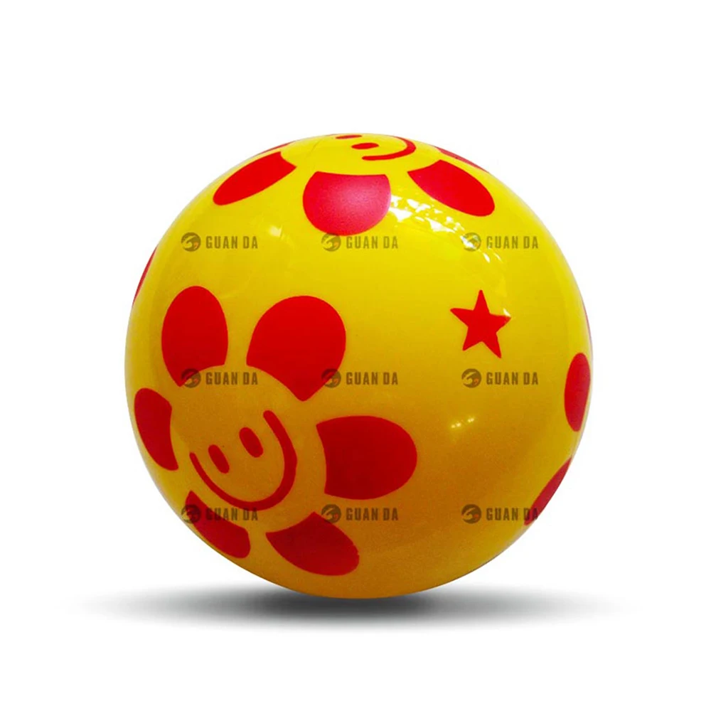 Custom Printed PVC Toy Ball Inflatable Beach Ball Bouncing 18cm - 30cm